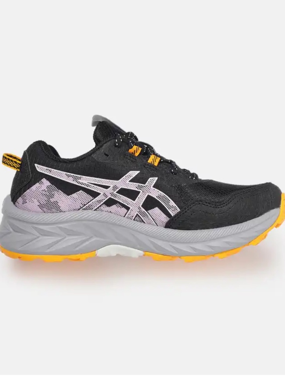 Asics Women's Gel-Venture 10 Trail Running Shoes Black Light Ube 7 NWT
